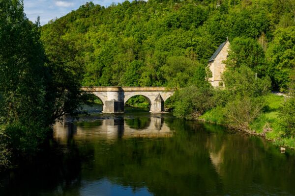 Creuzburg Werra-Brücke mit Liborius-Kapelle