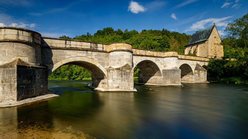 Creuzburg Brücke mit Liborius-Kapelle